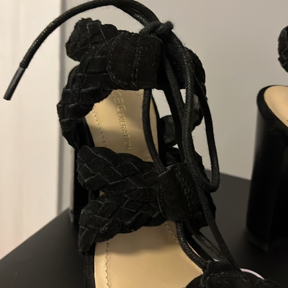 BCBG Braided Lace-Up Sandals - Picture 3 of 7